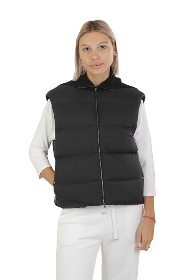 Gilet Herno in Ecoage Nero