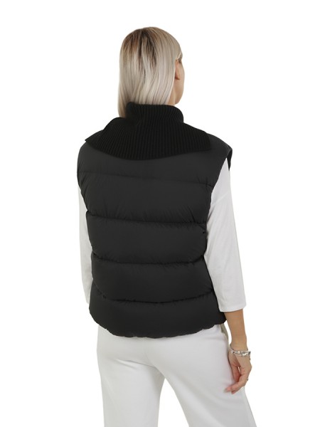 Herno Vest in Black Ecoage