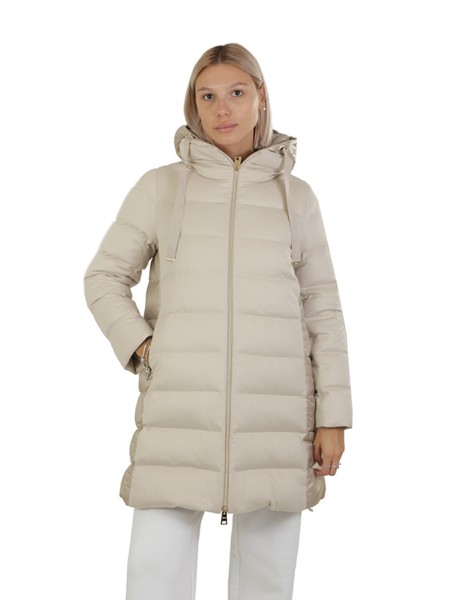 Herno Down Jacket in Cashmere and Chantilly Silk