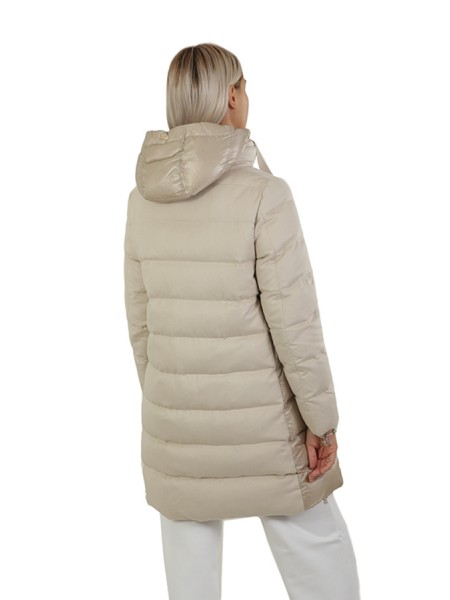 Herno Down Jacket in Cashmere and Chantilly Silk