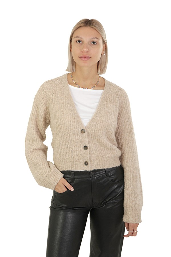 Cardigan Roberto Collina Comfy Bouclé Beige