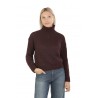 Burgundy Alpaca ROBERTO COLLINA Turtleneck Sweater