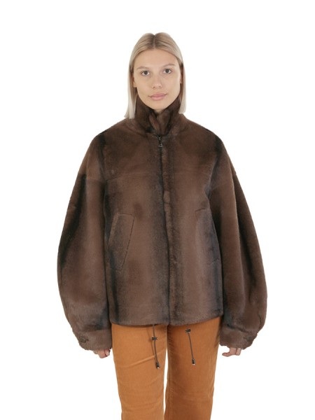 Sword 6.6.44 Eco Fur Brown Jacket