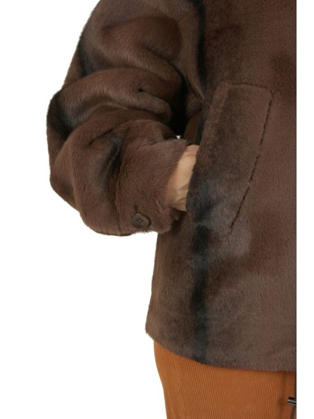 Sword 6.6.44 Eco Fur Brown Jacket