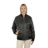 Bomber The Jackie Over in Pelle Nero