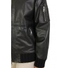 Bomber The Jackie Over in Pelle Nero