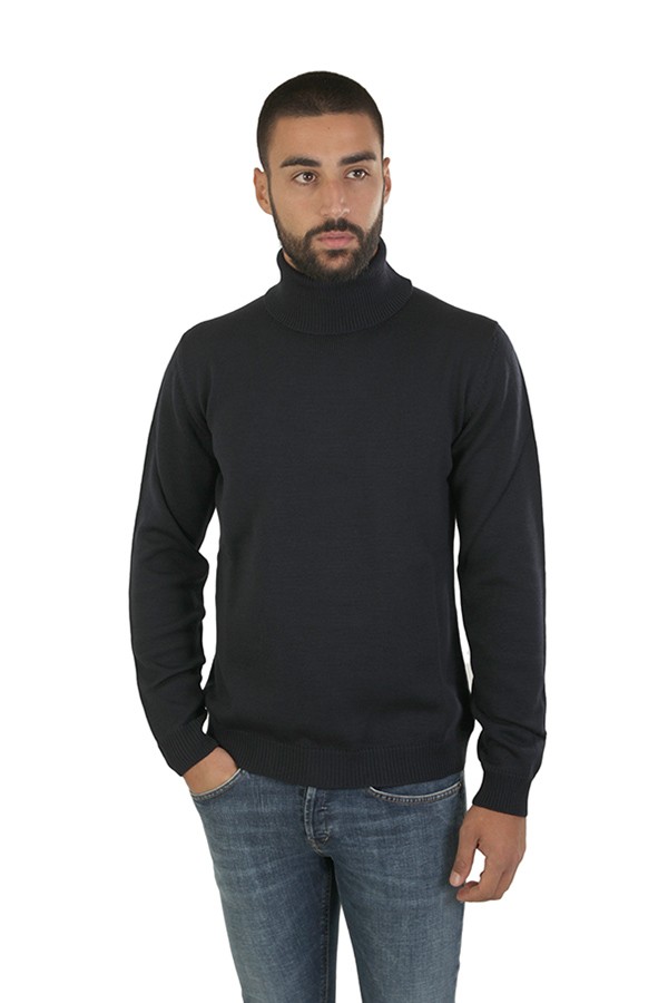 Roberto Collina turtleneck sweater Navy blue