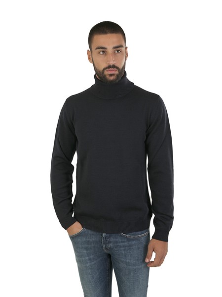 Roberto Collina turtleneck sweater Navy blue