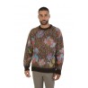 Ebony Floral Animal Jacquard ROBERTO COLLINA Sweater