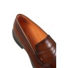 Mocassino Santoni Easy in Pelle Marrone