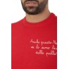 Maglia MC2 Girocollo Heron Vacanze di Natale Rosso