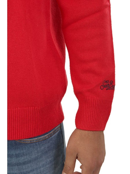 Maglia MC2 Girocollo Heron Vacanze di Natale Rosso