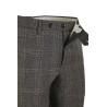 Pantalone PT Slim Fit Principe di Galles Grigio/Marrone