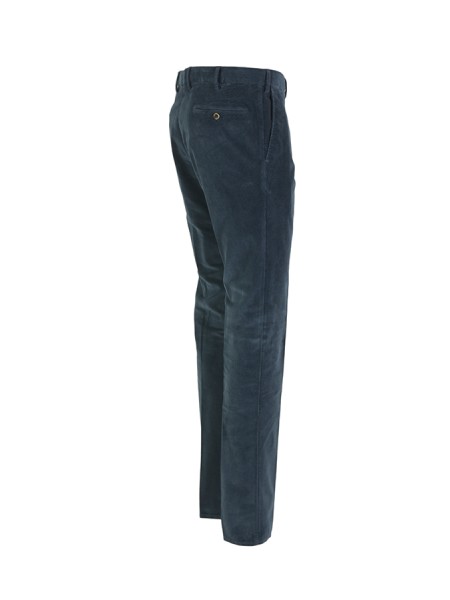 Pantalone PT in Velluto a Coste Blu