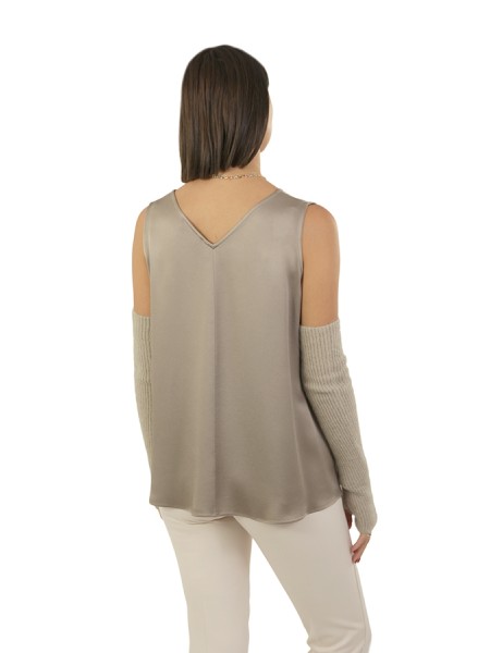 Top Antonelli Firenze in Raso Brown