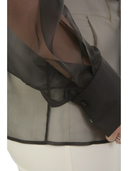 Camicia Antonelli Firenze in Organza Nero