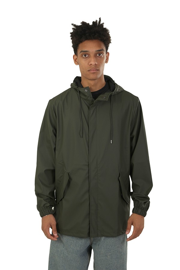 Parka Rains Fishtail Verde