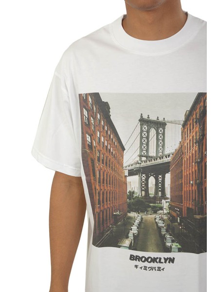 T-Shirt Ko Samui con Stampa Brooklyn Bianco