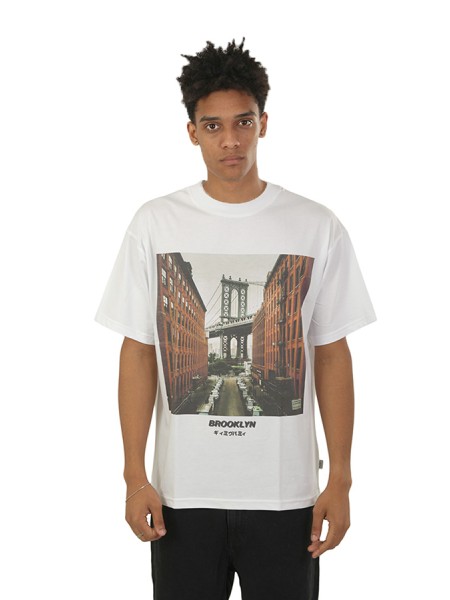 T-Shirt Ko Samui con Stampa Brooklyn Bianco