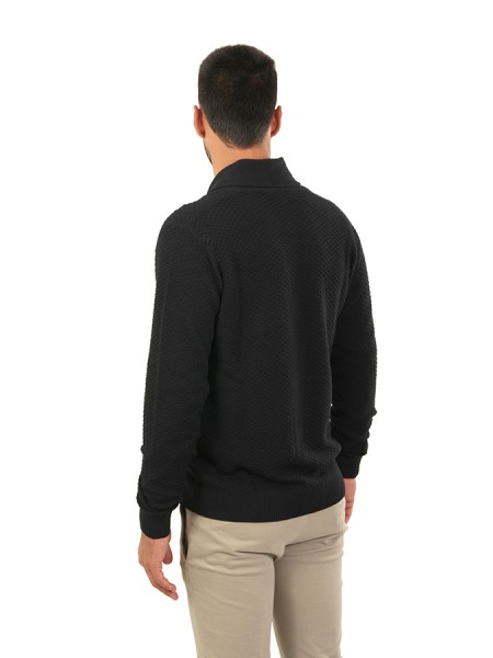 Maglia Cardigan Jeordie's Nero