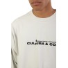 T-Shirt Cultura con Stampe Bianco/Nero