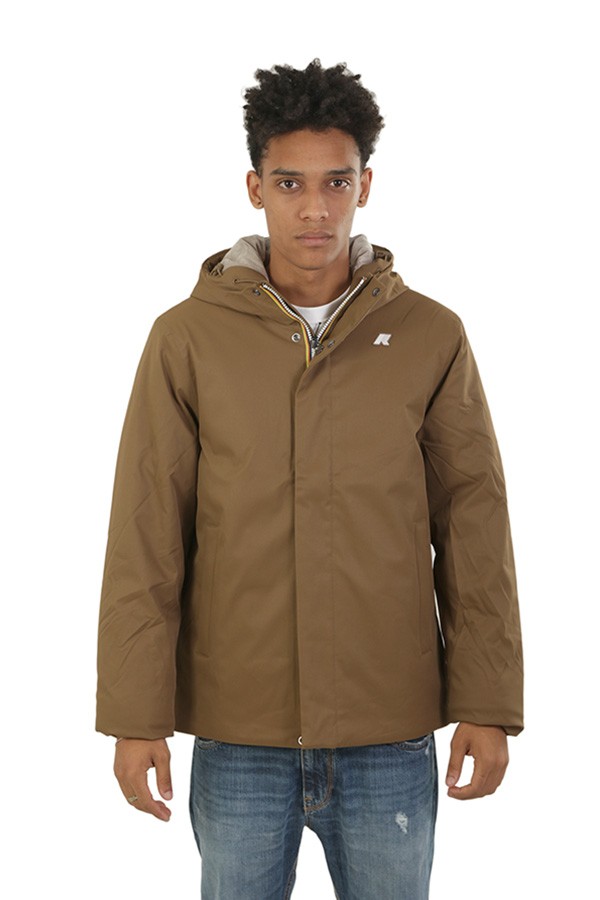 K-Way Jacko Twill Marmotta Brown/Beige