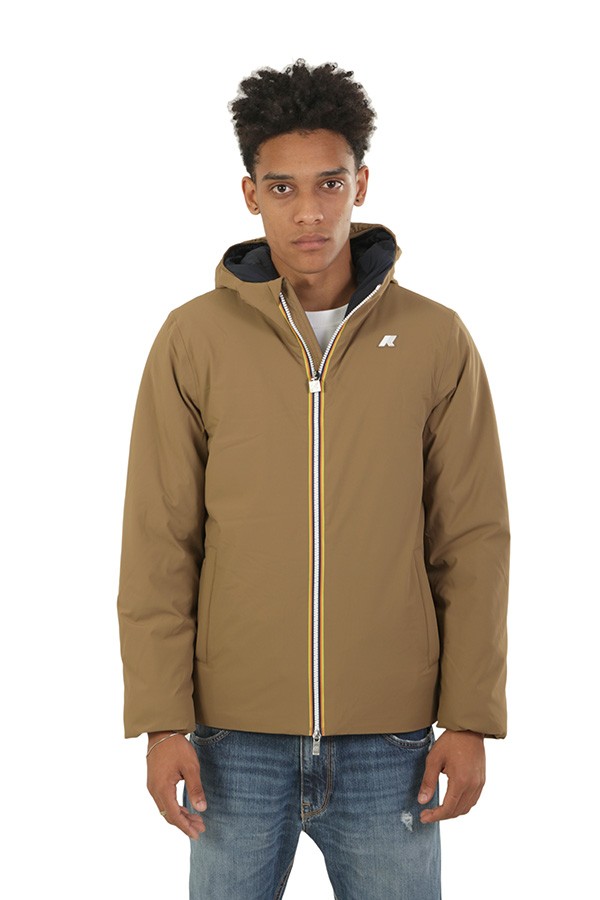 K-Way Jack St Warm Double Brown Corda /Blu