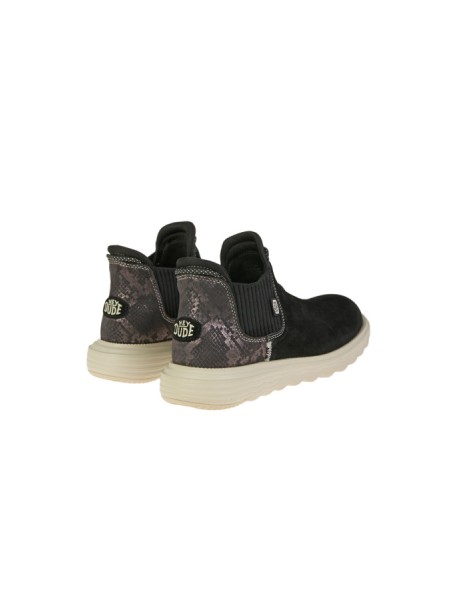 Scarpa Hey Dude Branson Suede Novelty Black/Snake