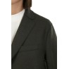 Cappotto Harris Wharf London Dark Khaki