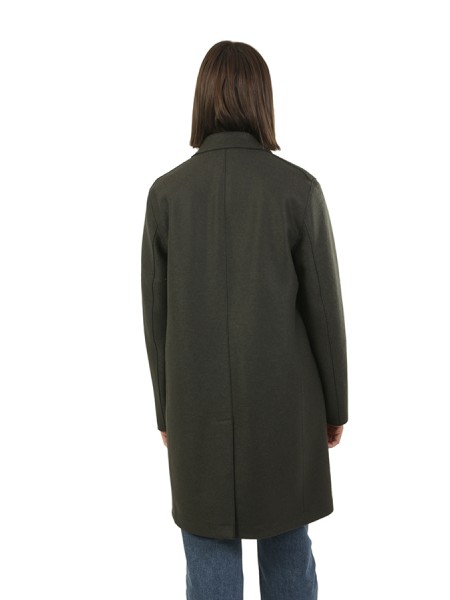 Cappotto Harris Wharf London Dark Khaki