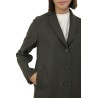 Cappotto Harris Wharf London Dark Khaki