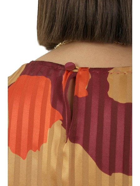 Camicia Le Sarte Pettegole in Seta Arancio