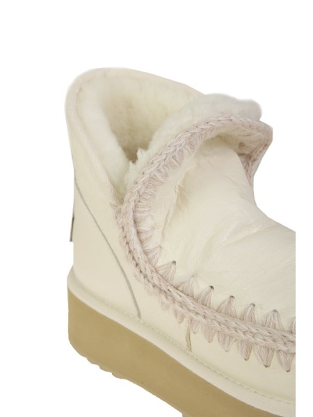 Scarpa Mou Mini Eskimo Platform Boot Bianco