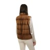 Gilet Olivia V in Visone Gold