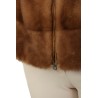 Gilet Olivia V in Visone Gold