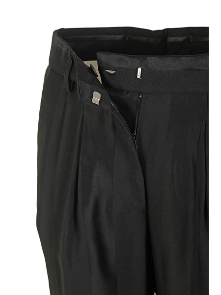 Pantalone Semicouture Barrie in cadì Nero