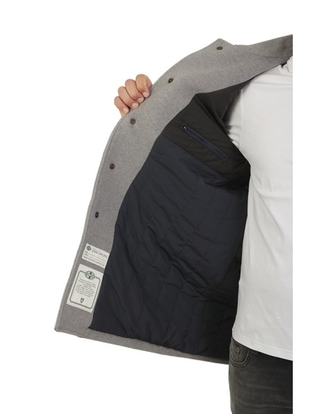 Cappotto Camplin Grigio Ferro