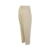 Pantalone Berwich Chiaia in Velluto Bianco Ottico