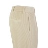 Pantalone Berwich Chiaia in Velluto Bianco Ottico