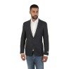 Giacca Canali Kei Micro Quadretto Blu