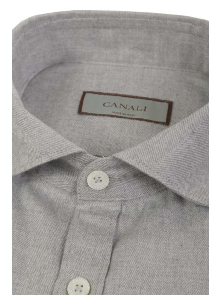 Camicia Canali Grigio Chiaro