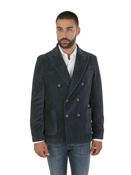 Giacca Circolo Doppiopetto Dark Navy