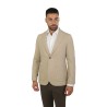 Giacca Circolo Monopetto Beige