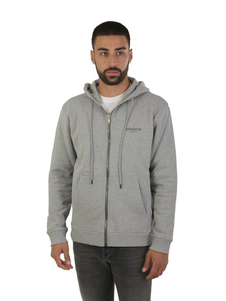 Abbigliamento con cappuccio full zip Grigio