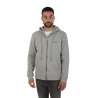 Abbigliamento con cappuccio full zip Grigio