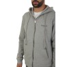 Abbigliamento con cappuccio full zip Grigio