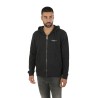 Abbigliamento con cappuccio full zip Nero