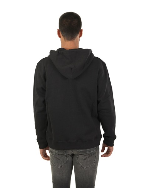 Abbigliamento con cappuccio full zip Nero