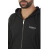 Abbigliamento con cappuccio full zip Nero