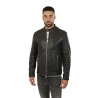 Abbigliamento biker 100%pelle nero